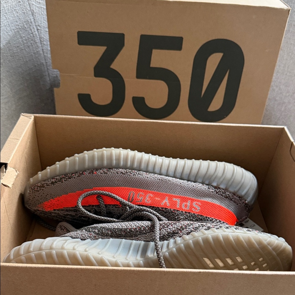 Adidas Yeezy Boost 350 V2 with Orange Stripe